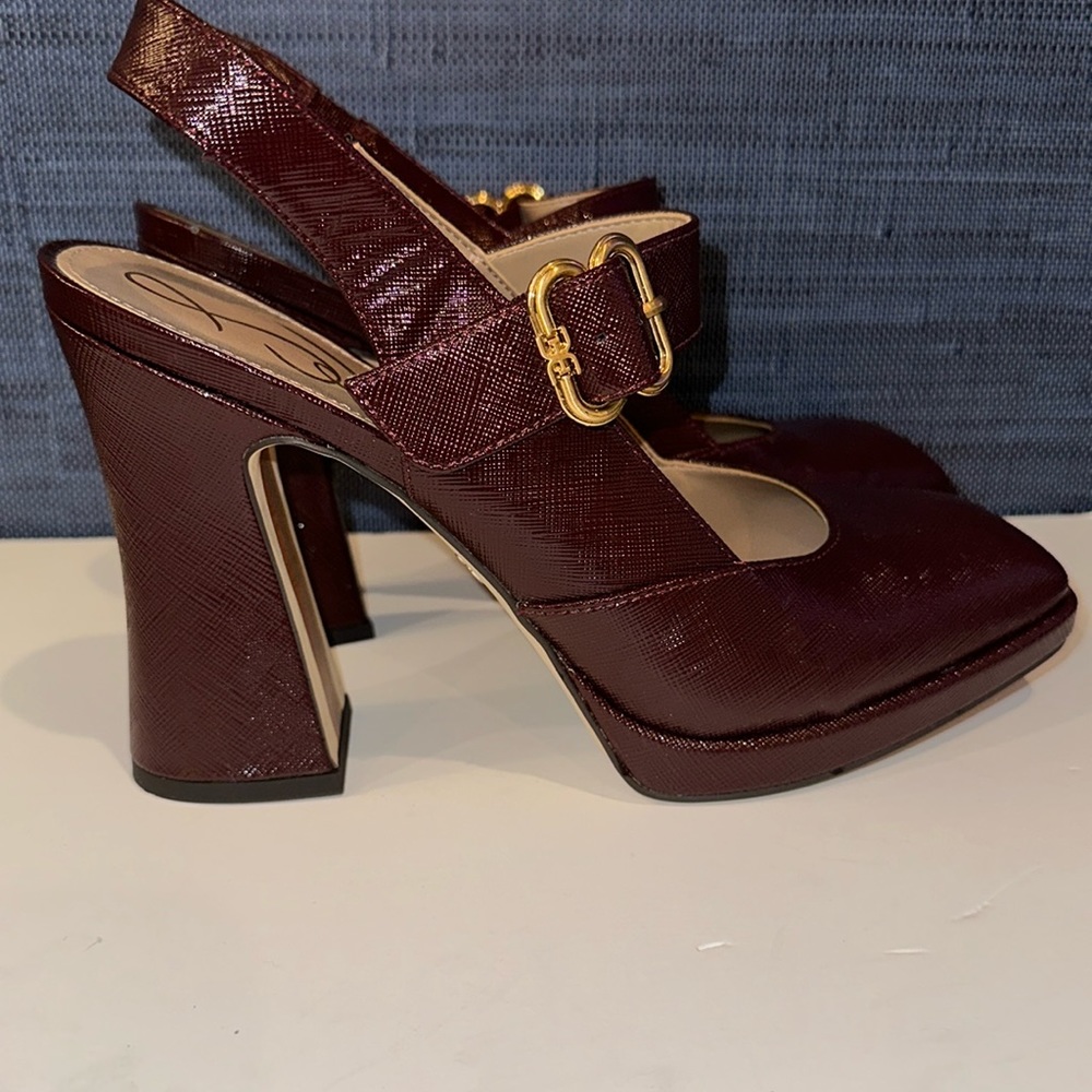 Sam Eldelman Jildie, size 9, Burgundy
